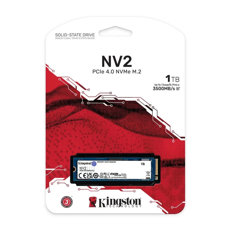 NV2 Kingston 1 Tb PCIe 4.0 NVMe SSD