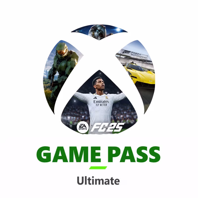 Pin Digital Xbox Game Pass Ultimate con Halo, Forza y EA Sports FC 25